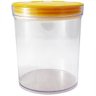 Pote Grande Tampa Hermética Para Mantimentos 3L Em Acrílico Amarelo - 1