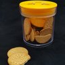 Conjunto 3 Potes Tampa Hermética Para Mantimentos Acrílico Amarelo - 4