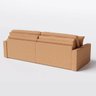 Sofá Cama Bélgica Retrátil e Reclínável 2,10m em Boucle Sheep Gold Mostarda - Home Mobily - 8