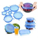Ver imagem 1 de Kit 6 Tampas de Silicone Universal Panelas Vasilhas Lavável