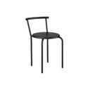 Ver imagem 1 de Banqueta Sala de Jantar 105 Kit 2 Un Preto/courano Preto - Carraro