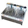 Fritadeira Elétrica De Batata Frita 2 Cubas 10 Litros Óleo 2 Cestos 220v - Ital Inox - 1