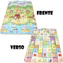 Ver imagem 5 de Tapete de Atividade Bebe Infantil Emborrachado 2x1 Recreação 1,20x1,80m Importway Bwti-1812