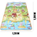 Ver imagem 2 de Tapete de Atividade Bebe Infantil Emborrachado 2x1 Recreação 1,20x1,80m Importway Bwti-1812