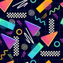 Ver imagem 1 de Papel de Parede década de oitenta