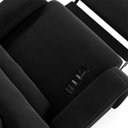 Ver imagem 5 de Poltrona do Papai Sala de Cinema Reclinável Kylie Glider Manual Giratória Massagem Usb Veludo Preto