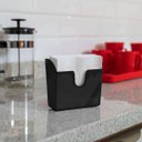 Ver imagem 2 de Kit 24 Suportes Porta Guardanapo Mesa Restaurantes Bares Lancherias UZ Slim Pretos