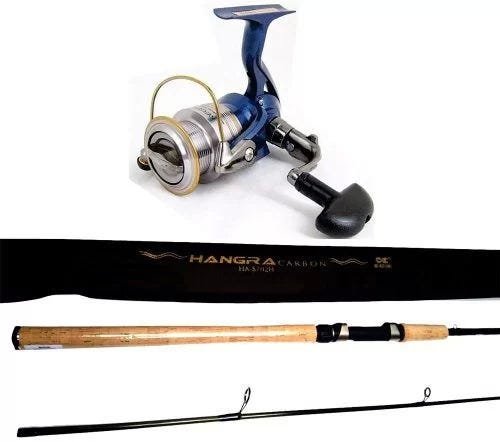 Kit Molinete Daiwa Regal 4000 Com Vara Hangra 2 10m 40lbs Madeiramadeira