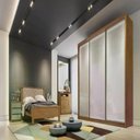 Ver imagem 2 de Guarda Roupa Arezzo 3 Portas 6 Gavetas Cor:cumaru Fendi
