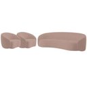 Ver imagem 5 de Kit Sofá Amore 3 Lugares e 2 Poltronas 180cm Rosa Mabe Magazine
