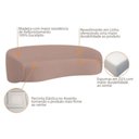 Ver imagem 6 de Kit Sofá Amore 3 Lugares e 2 Poltronas 180cm Rosa Mabe Magazine