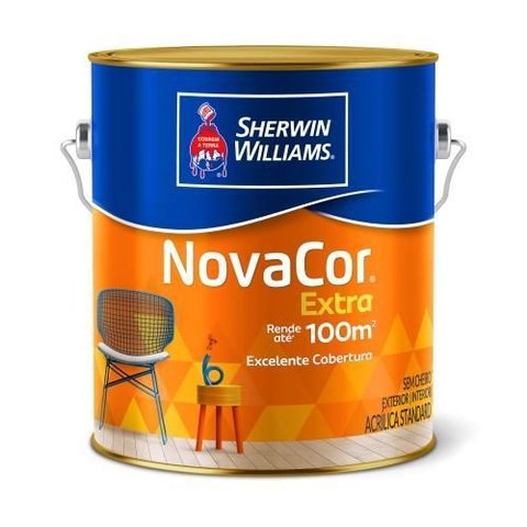 Tinta Novacor Extra Fosco Erva Doce Galao 3,6 Litros Sw Sher