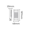 Ver imagem 2 de Fonte de Alimentação Chaveada Nordecor Dimerizável 12v 5a / 60w 127v Unica 7102