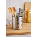 Ver imagem 1 de Porta Talheres e Utensílios de Aço Inox Perfurado 9,5x12,5cm