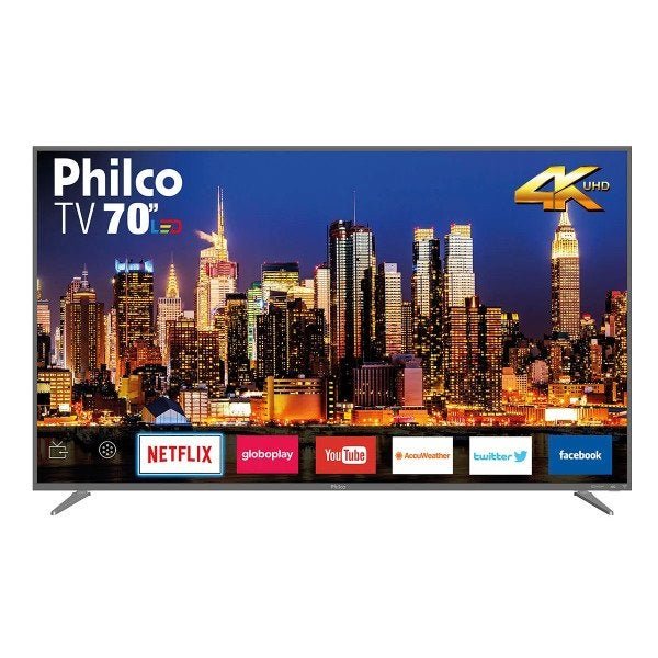 Smart TV Philco LED 4K 70 Polegadas PTV70Q50Snsg Bivolt - 1
