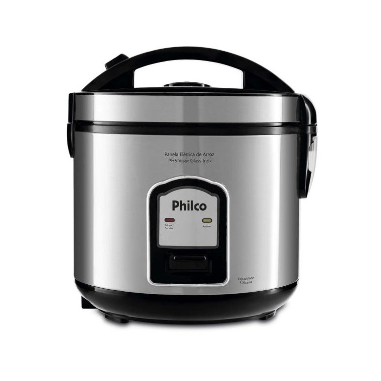 Panela de Arroz 5 Xícaras PH5P Visor Glass Inox 220V