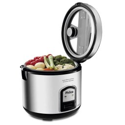Panela Elétrica de Arroz Philco PH10P Visor Glass Inox 127V - 6