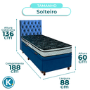 Ver imagem 3 de Kit Cabeceira + Cama Box Bau + Colchão Solteiro D28 Conforto Paropas