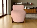 Ver imagem 2 de Poltrona Monaco Decorativa Bouclé para Sala, Quarto ou Closet