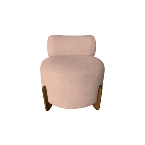 Poltrona Monaco Decorativa Bouclé para Sala, Quarto ou Closet
