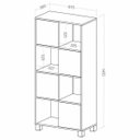 Ver imagem 7 de Estante para Livros Wally - Branco - Artany