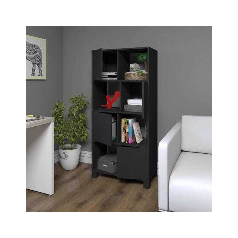 Estante para Livros Wally - Preto - Artany
