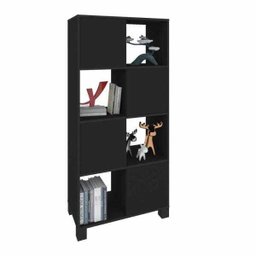 Estante para Livros Wally - Preto - Artany - 2