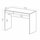 Ver mais imagens de Escrivaninha/Mesa para Computador College - Branco - Artany