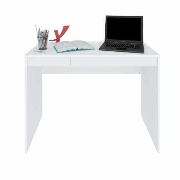 Escrivaninha/Mesa para Computador College - Branco - Artany - 3