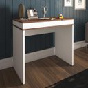 Ver imagem 1 de Escrivaninha/Mesa para Computador Mind - Ipe/Branco - Artany