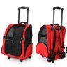 Mochila Bolsa com Rodas para Transporte Cães Gatos Passeio Pets GT399 - 1