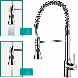 Torneira Gourmet Monocomando Spray Fria Quente Cromada 50cm GT844