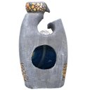 Ver imagem 6 de Fonte Decorativa Cascata Água Feng Shui Resina Luz LED Gt747