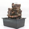 Fonte Decorativa Cascata Água Feng Shui Resina Luz LED Gt742 - 5