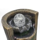 Ver imagem 6 de Fonte Decorativa Cascata Água Feng Shui Resina Luz LED Gt738