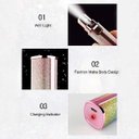 Ver imagem 6 de Máquina de barbear com BATOM +CANETA NV feminino mini depilador de sobrancelha elétrica 2 em 1 de ca