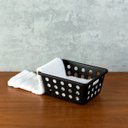 Ver imagem 2 de 4 Cestos Organizadores Caixas Organizadoras Pequena para Guardar Preto