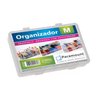 Kit com 5 - Estojo Box Organizador M - 14 Divisorias 23x14x4cm - 1