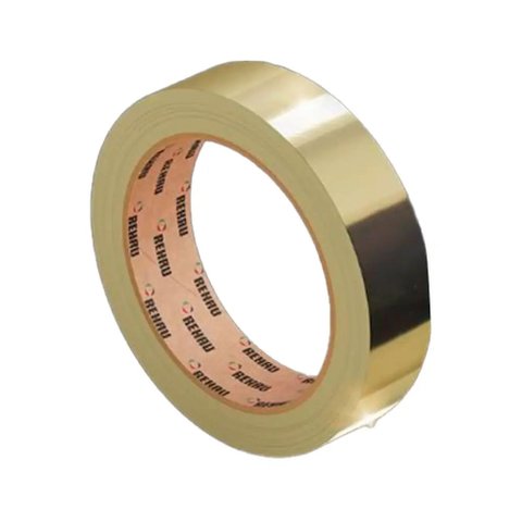 Fita de Borda Pvc Metallic Dourada 64x0,40mm Rolo 20m Rehau