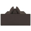 Ver imagem 6 de Sofá Ilha Modular com Puff para Sala Living 252cm Georgia K04 Veludo Marrom - Mpozenato