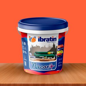 Tinta Acrílica Nacor Standard Ibratin - Cor: Laranja | Rende 20m²