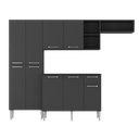 Ver imagem 5 de Cozinha Compacta Pequim 9 Portas Mp2933 Multimóveis Preto