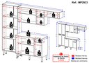 Ver imagem 4 de Cozinha Compacta Pequim 9 Portas Mp2933 Multimóveis Preto
