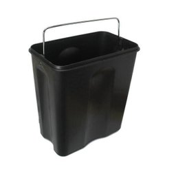 Lixeira Retangular Branca com Pedal e Balde 5 Litros Kala - 4