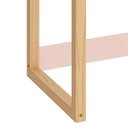 Ver imagem 3 de Mesa Infantil Zoe Rosa Fosco/madeira Natural - Reller Móveis Rosa Fosco/madeira Natural