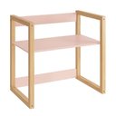 Ver imagem 5 de Mesa Infantil Zoe Rosa Fosco/madeira Natural - Reller Móveis Rosa Fosco/madeira Natural