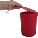 Ver imagem 7 de Kit Para Pia Escorredor Dispenser Porta Talher Lixeira 2,5l Vermelho Bold