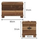 Ver imagem 3 de Baú Decorativo para Sala de Estar Aura C38