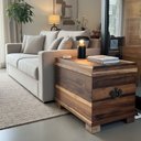 Ver imagem 4 de Baú Decorativo para Sala de Estar Aura C38