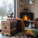 Ver imagem 5 de Baú Decorativo para Sala de Estar Aura C38